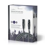 NEDIS COTG15010GY100 Balanced XLR Audio Cable XLR 3-Pin Male - XLR 3-Pin Female - Image 3
