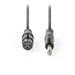 NEDIS COTH15120GY15 Unbalanced XLR Audio Cable XLR 3-pin Female - 6.35 mm Male 1